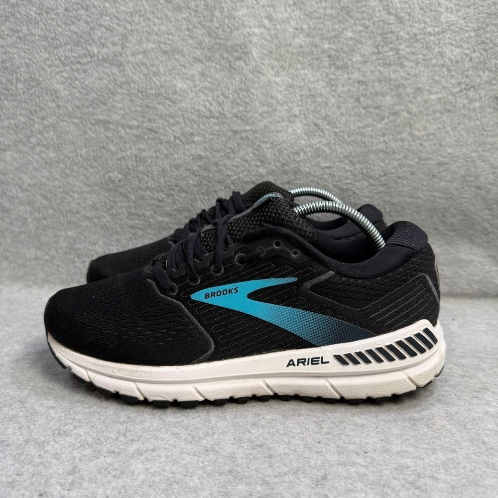 Brooks Shoes Womens Size 8 Ariel 20 Black Athletic Running Sneakers 1203151B064